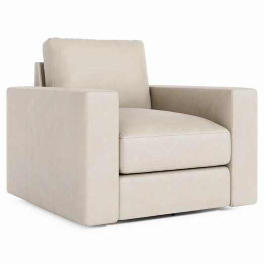 Dawkins Leather Swivel Chair